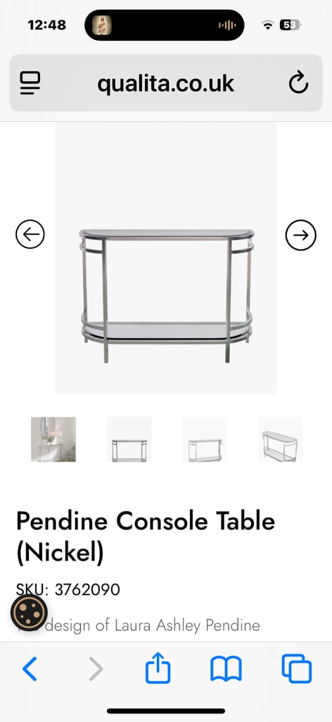 Laura Ashley console table