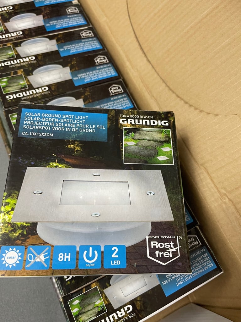 Garden grundig waterproof outdoor solar led