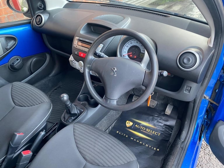 2012 Peugeot 107 1.0 12V Active Euro 5 3dr HATCHBACK Petrol Manual