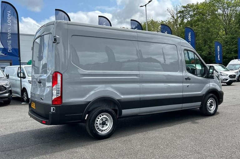 2024 Ford Transit 350 Leader L3 H2 LWB Medium Roof FWD 2.0 EcoBlue Hybrid 130ps, LANE DEPARTU Pan...
