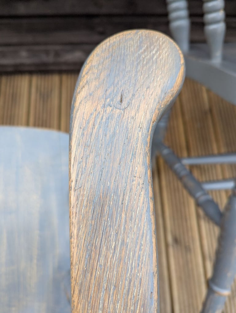 For Sale a pair of Solid oak Captain's Chairs