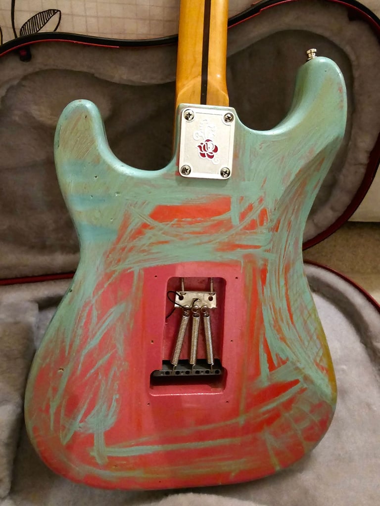 Relic 60s Stratocaster partsocaster (not Fender) style guitar for sale.  