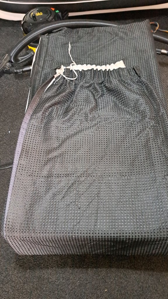 Black curtains 