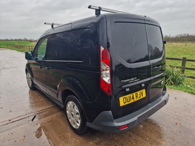 2014 Ford Transit Connect Black  Runs Needs Clutch  Spares Repairs  Roof Bars