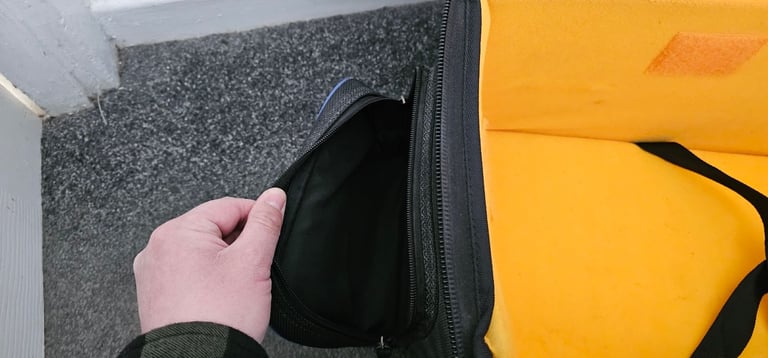 Sony camcorder bag with strap.