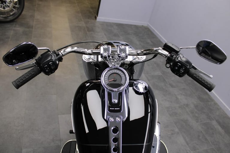 2025 Harley-Davidson FLFBS Softail Fat Boy 117 in Vivid Black   