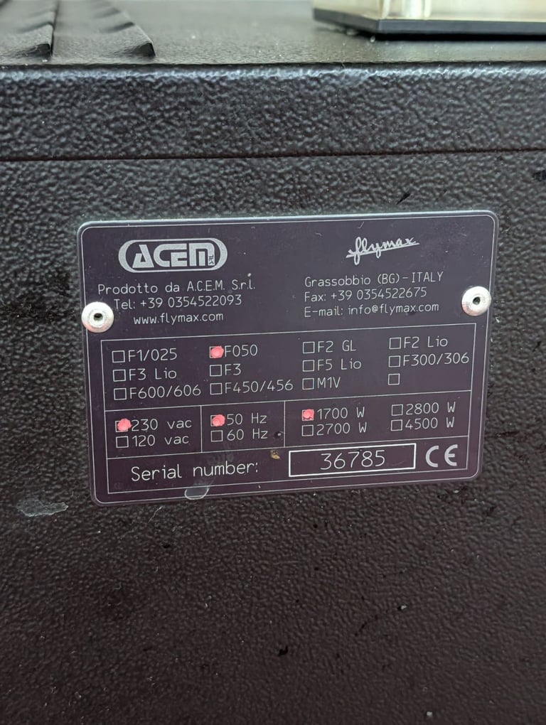 Flymax Bean to Cup Coffee Machine **SPARES OR REPAIR**