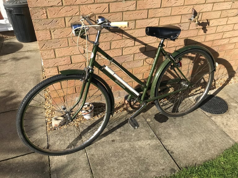 image for Vintage Women’s Hercules Balmoral Bicycle, in dark green