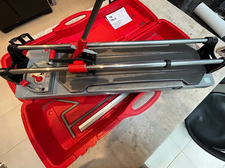 PROFESSIONAL RUBI TILE CUTTERS AND WHEELED TOOL BOX