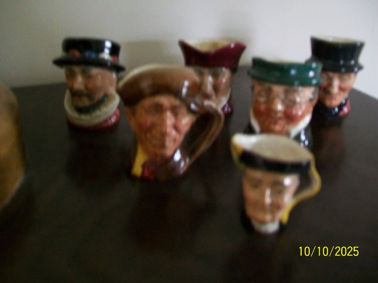 image for Royal Doulton small Jugs (set of 6)