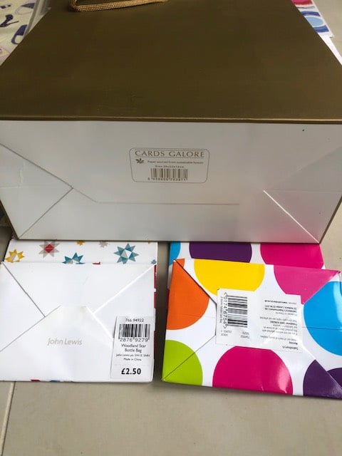 5 Greeting Cards, 6 Gift Bags, Tags and Wrapping Paper CollectChichest