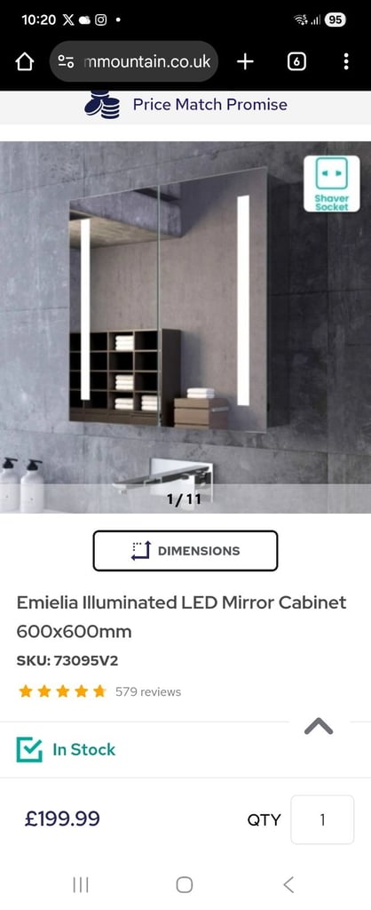 New bathroom cabinet 