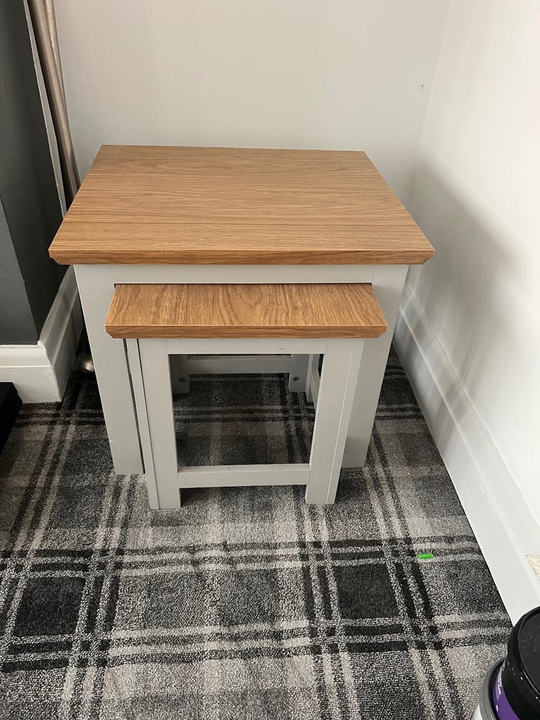 Tv stand and nest of tables 
