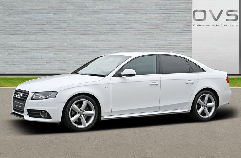 AUDI A4 S LINE 2.0 TDI DIESEL AUTO 5DR SALOON 2009 [59] WHITE