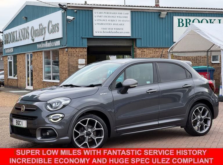2020 Fiat 500X 1.0 FireFly Turbo Sport SUV 5 Door Fashion Grey Petrol Manual Euro 6 (s/s)  HATCHB...