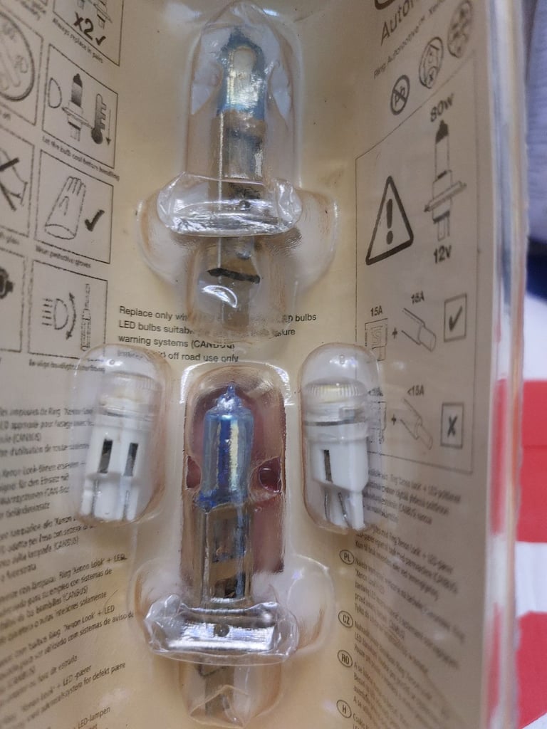 Ring automotive job lot H1 12v 80w 4000k xenon led lookH1