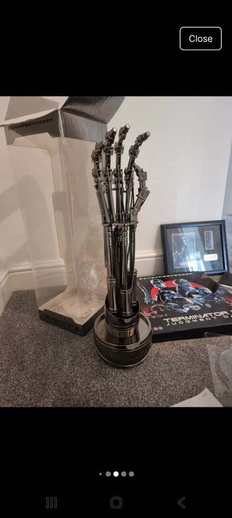 Terminator 2 end arm RARE ! w/ 4k , 3d  ,vinyl 3d 
