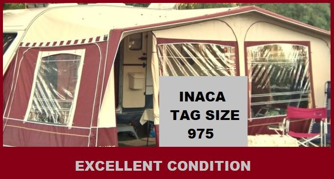 Caravan Awning Quality Inaca Sands Size 13 Tag 975