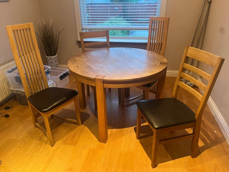 Dinning room table and chairs. 