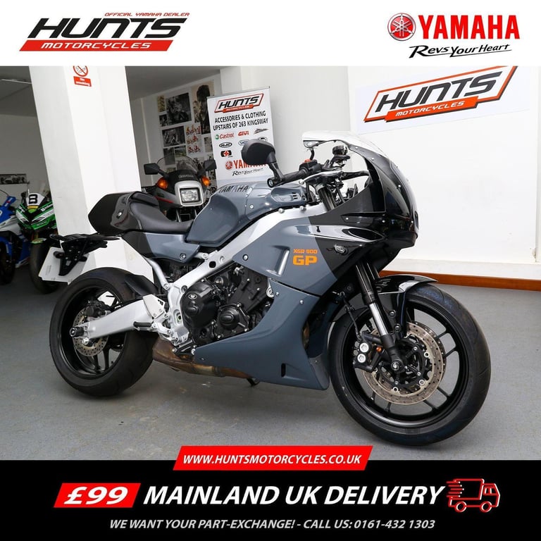 2024, '24 Yamaha XSR900 GP. 1 Owner. JUST 1,108 MILES. Yamaha Warranty. £9,995