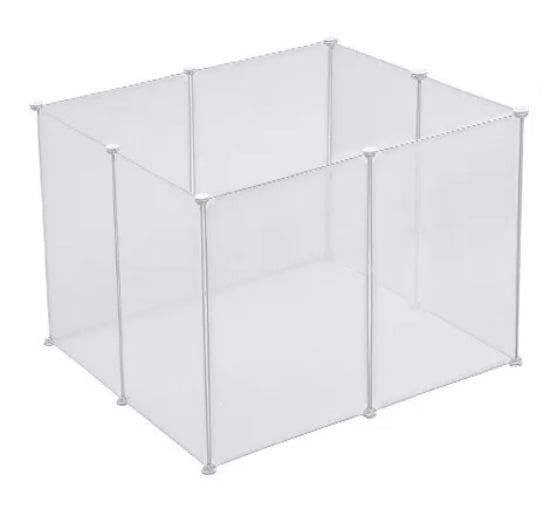 Eugad 8 panel pet playpen (50x70cm) indoor outdoor 