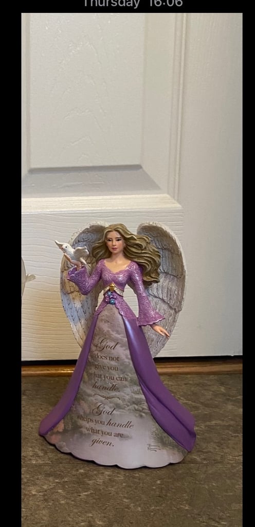 image for  Thomas Kinkade Angel Figurine Ornament 