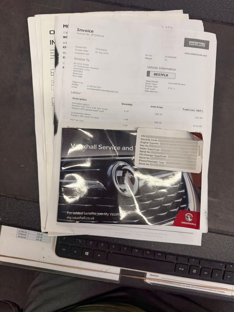 2019 Vauxhall Movano 2.3 CDTi 3500 FWD L2 H2 Euro 6 5dr PANEL VAN Diesel Manual