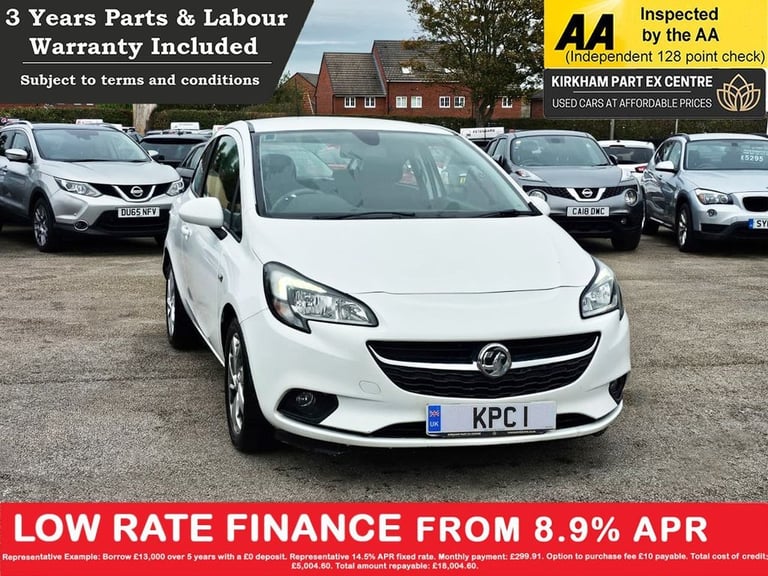 2015 Vauxhall Corsa 1.2i Excite Hatchback 3dr Petrol Manual Euro 6 (a/c) (70 ps) NATIONWIDE PAR H...