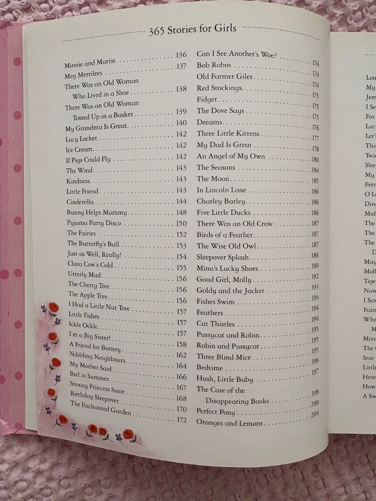 365 Stories and Rhymes for Girls Book