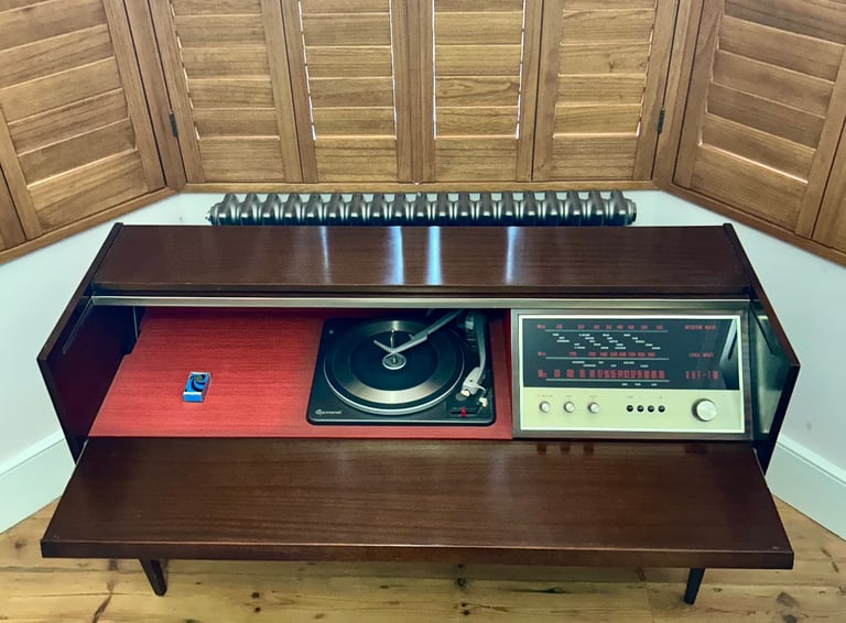 Midcentury Ferguson Radiogram with Garrard Turntable c.1960