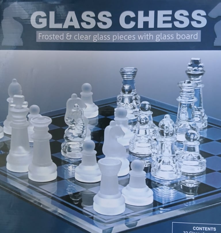 image for Glass chess set