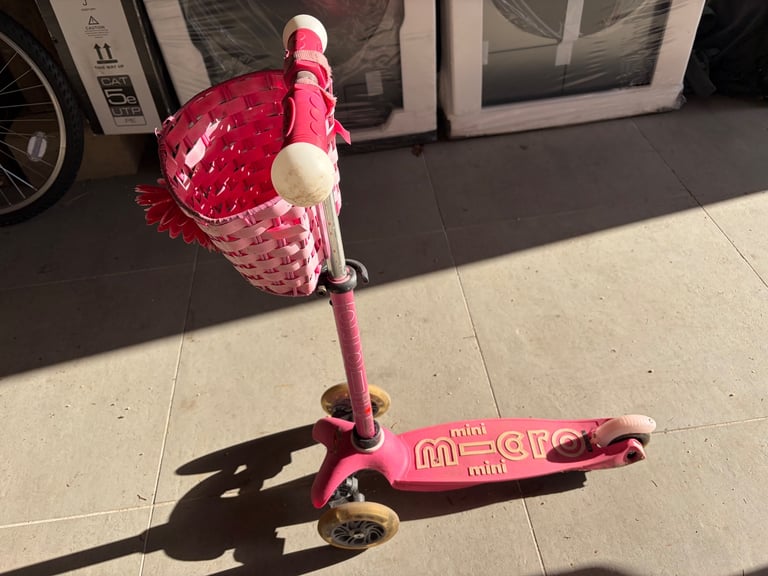 image for Pink used micro scooter 