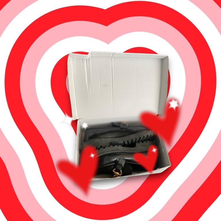 Real Leather Black shoes 39/4.5 