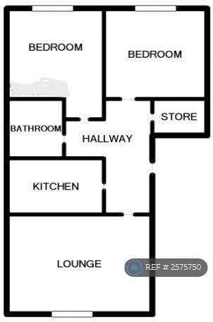 2 bedroom flat in Copperwood Court, Hamilton, ML3 (2 bed) (#2575750)