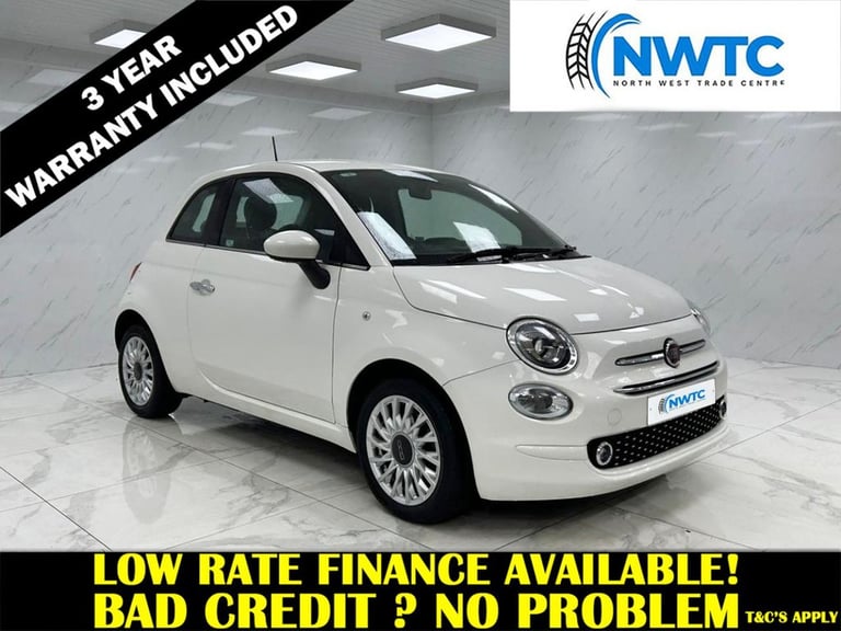 image for 2020 Fiat 500 1.2 Lounge Hatchback 3dr Petrol Manual Euro 6 (s/s) (69 bhp) 1 FORMER OWNER Hatchba...