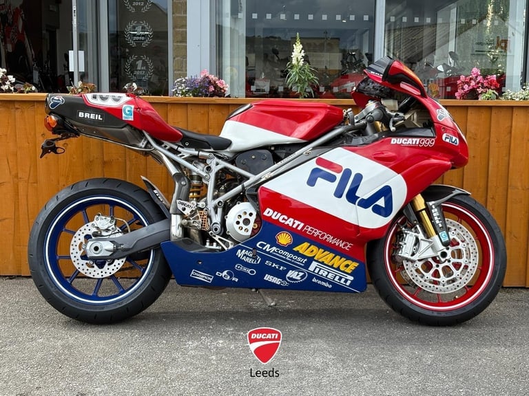 Ducati 999 R HODGSON REPLICA Rare silver frame 