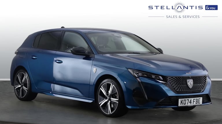 2025 Peugeot 308 1.2 PureTech MHEV GT Hatchback 5dr Petrol Hybrid e-DSC Euro 6 (s/s) (136 ps Hatc...