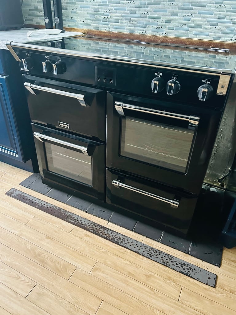 STOVES ST Richmond S1000Ei MK22 100cm Electric Induction Range Cooker - Black -