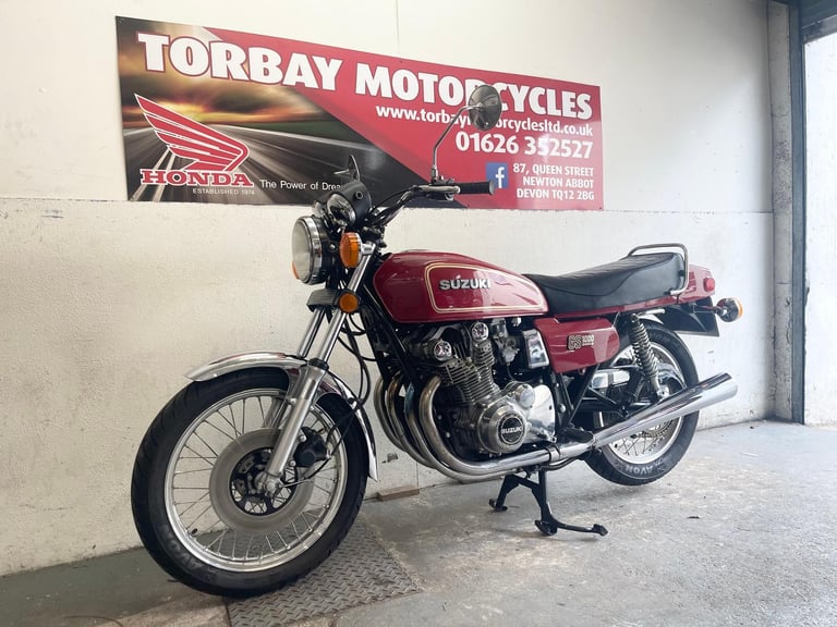 SUZUKI GS1000 DOHC CLASSIC IN RED 1979 TAX & MOT EXEMPT 1979 T REG