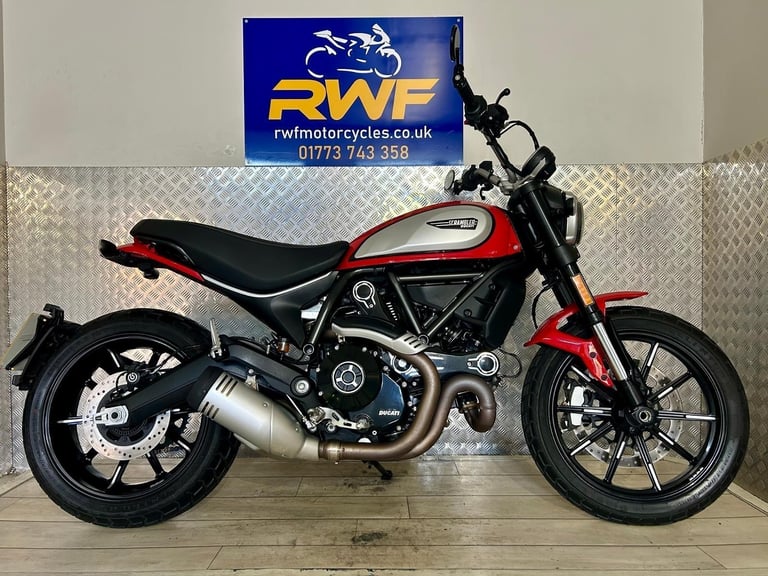 DUCATI SCRAMBLER 800, 2021, ONLY 1 OWNER & 1,758 MILES!! EXCELLENT COND