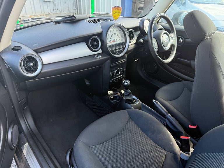 2012 (62) Mini One 1.6 Petrol Black with Black/Grey Interior ,1 Previous Owner
