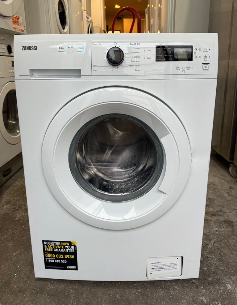 Zanussi Just Washing Machine With Free Delivery n warranty 