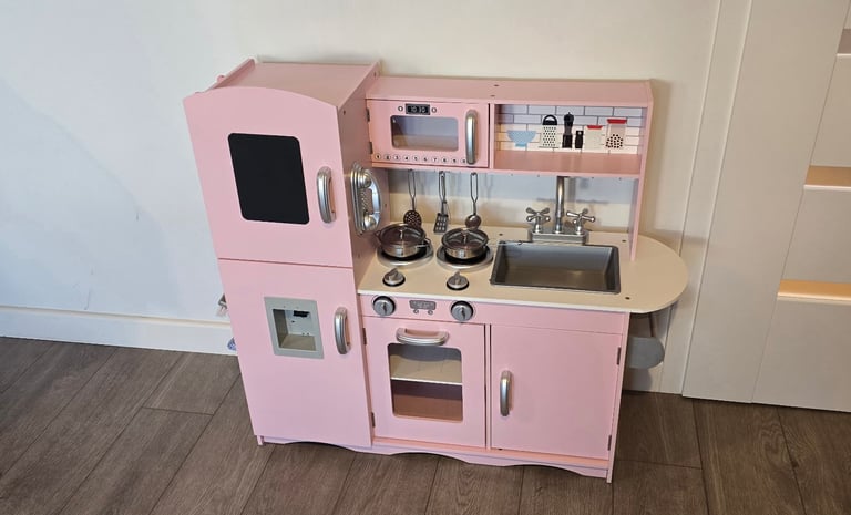 image for Kids Wooden Play Kitchen ***excellent condition***
