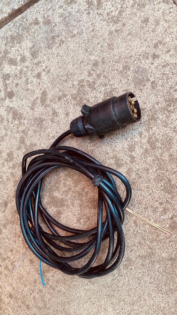 Trailer cable and plug 7pin