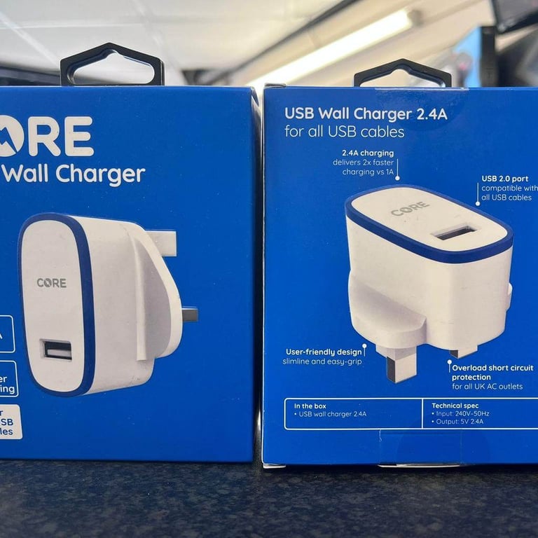 image for Core Dual Usb Wall Charger 3amp Adaptive Charging