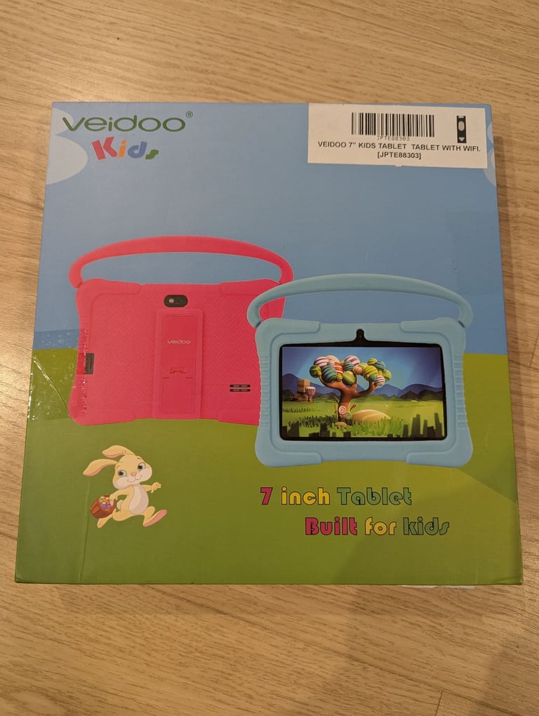 image for Veidoo Android Kids Tablet, 7 inch IPS Screen, Safety Eye ProtectionT, Games, Parental Control APP