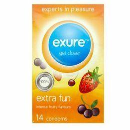 Condoms-Flavoured And Ribbed -14 pack