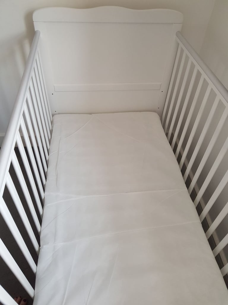 Baby Cot Bed by Harriet Bee with Mamas & Papas Mattress