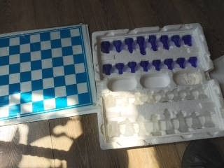 glass chess set