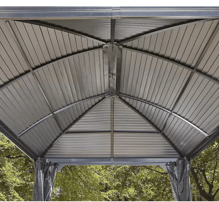 Gazebo Sojag Moreno 10ft x 16ft 2.89 x 4.74m Aluminium Frame Steel Roof 